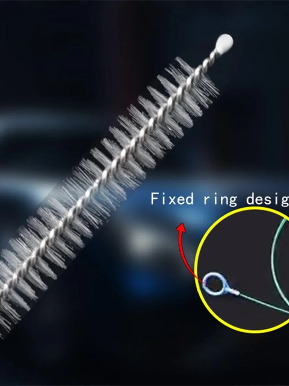 Upgraded Auto Sunroof Drain Cleaning Tool, 118 Inch Flexible Drain Brush Long Pi